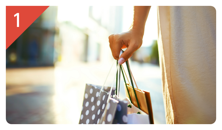 利便性の高い駅徒歩1分の ショッピングセンター内